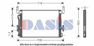 AKS DASIS 392010n -  Конденсатор, кондиционер